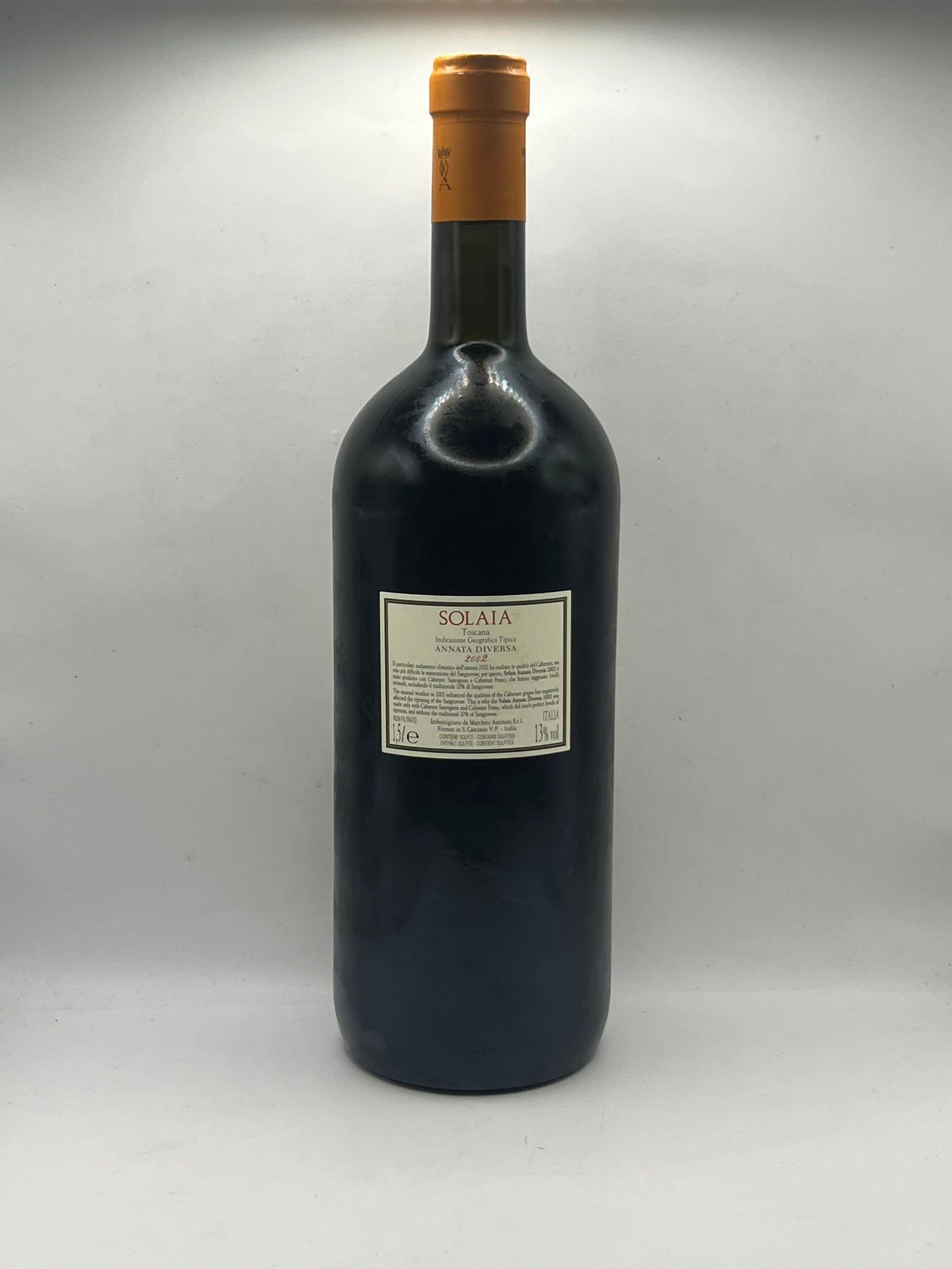 Solaia 2002 (Annata Diversa) Magnum 1,5L – Toscana IGT – Antinori