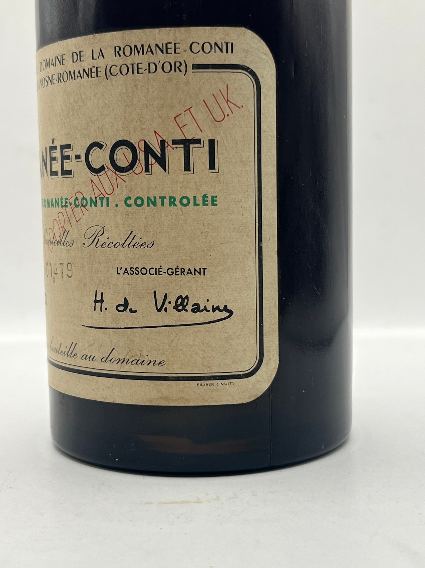 Romanée-Conti 1962 - Grand Cru Borgogna