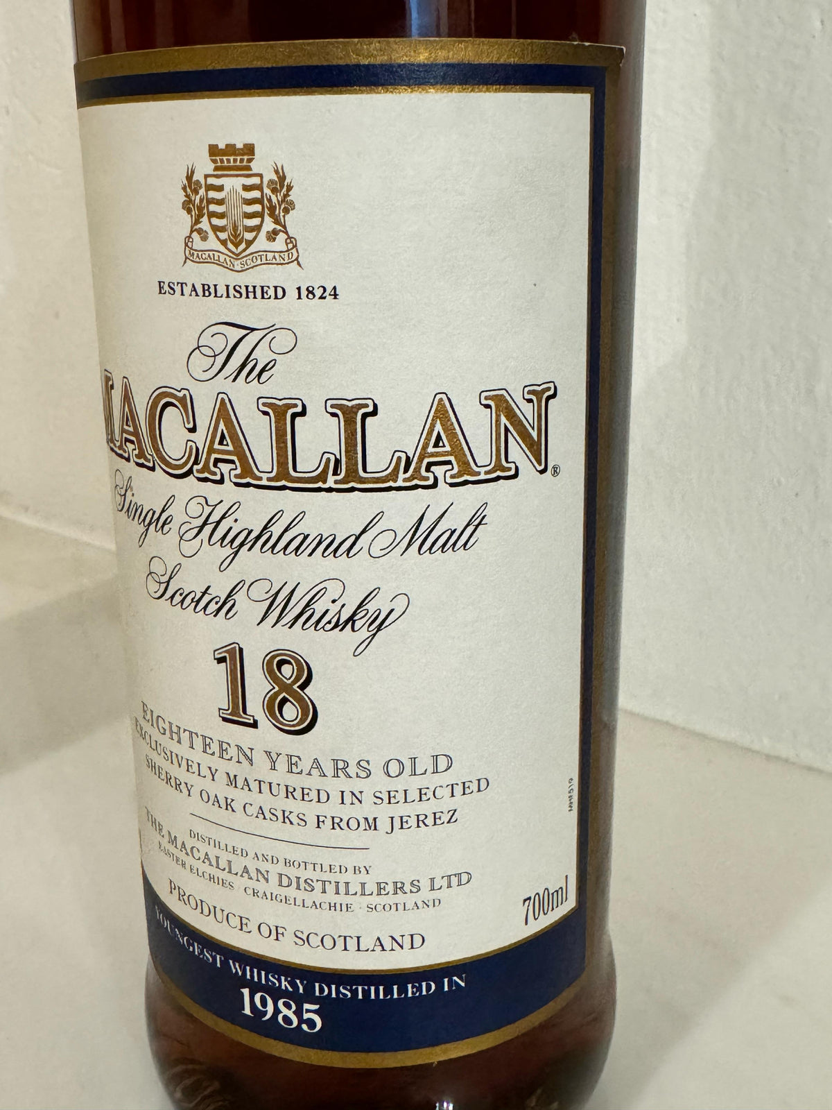 Macallan 1985 18 years old - Sherry oak cask