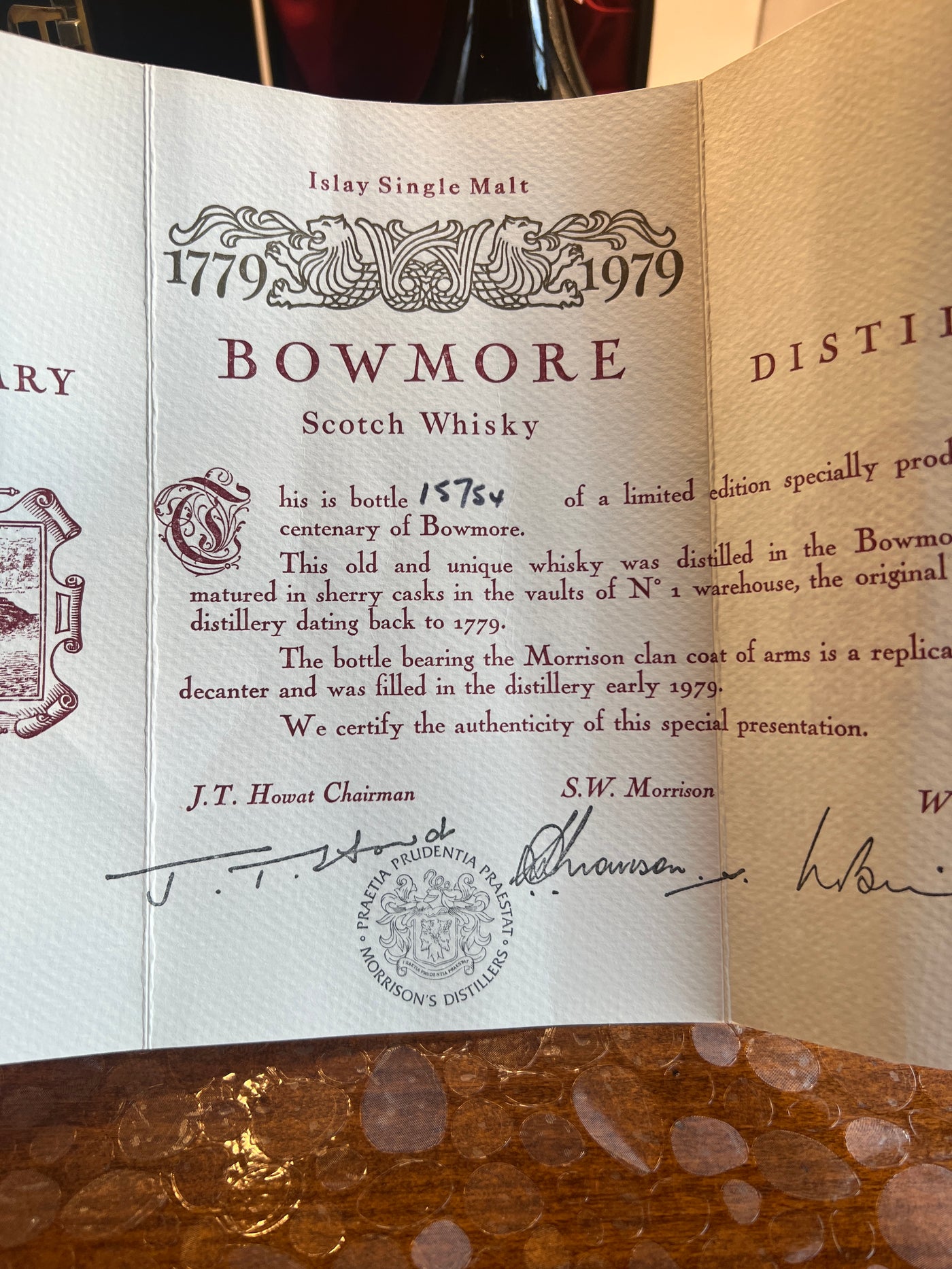 Bowmore bicentenary 1964