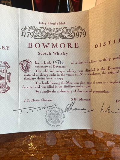 Bowmore bicentenary 1964
