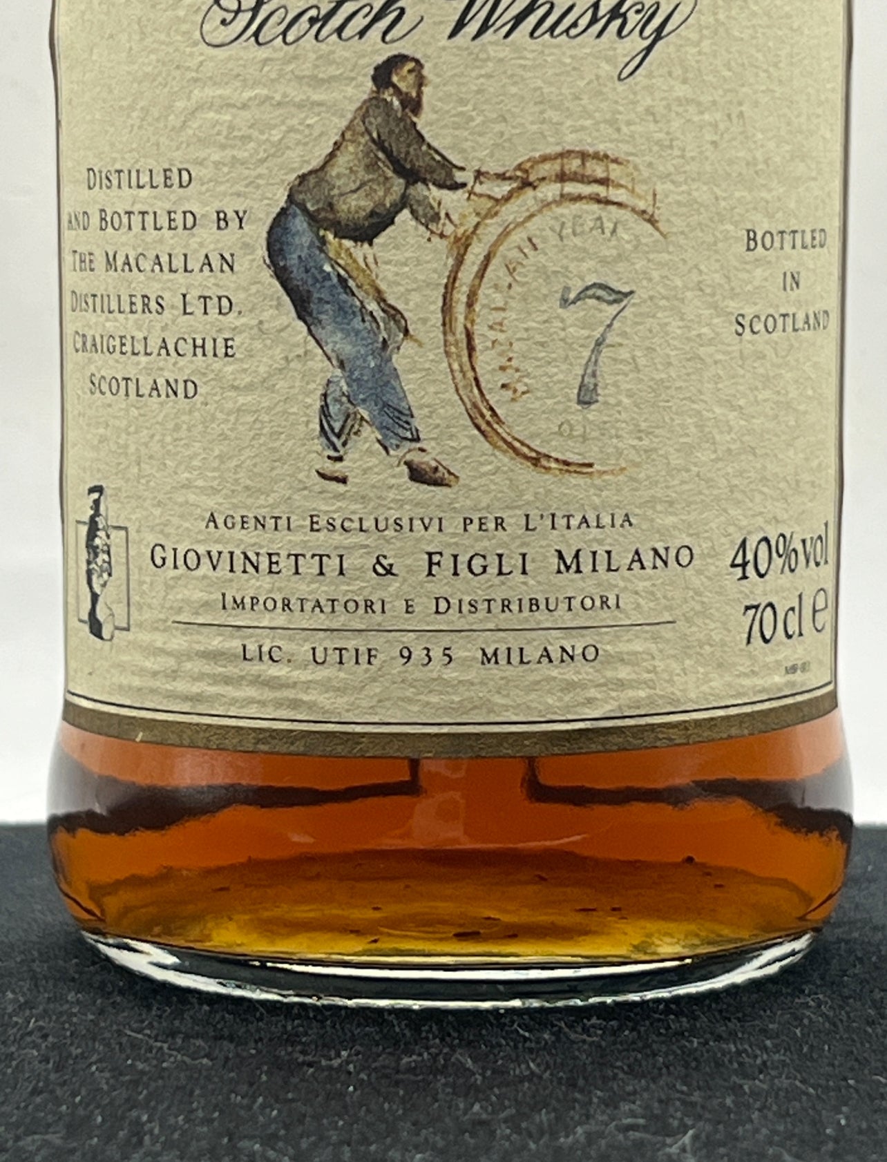 Macallan 7 years old Giovinetti import