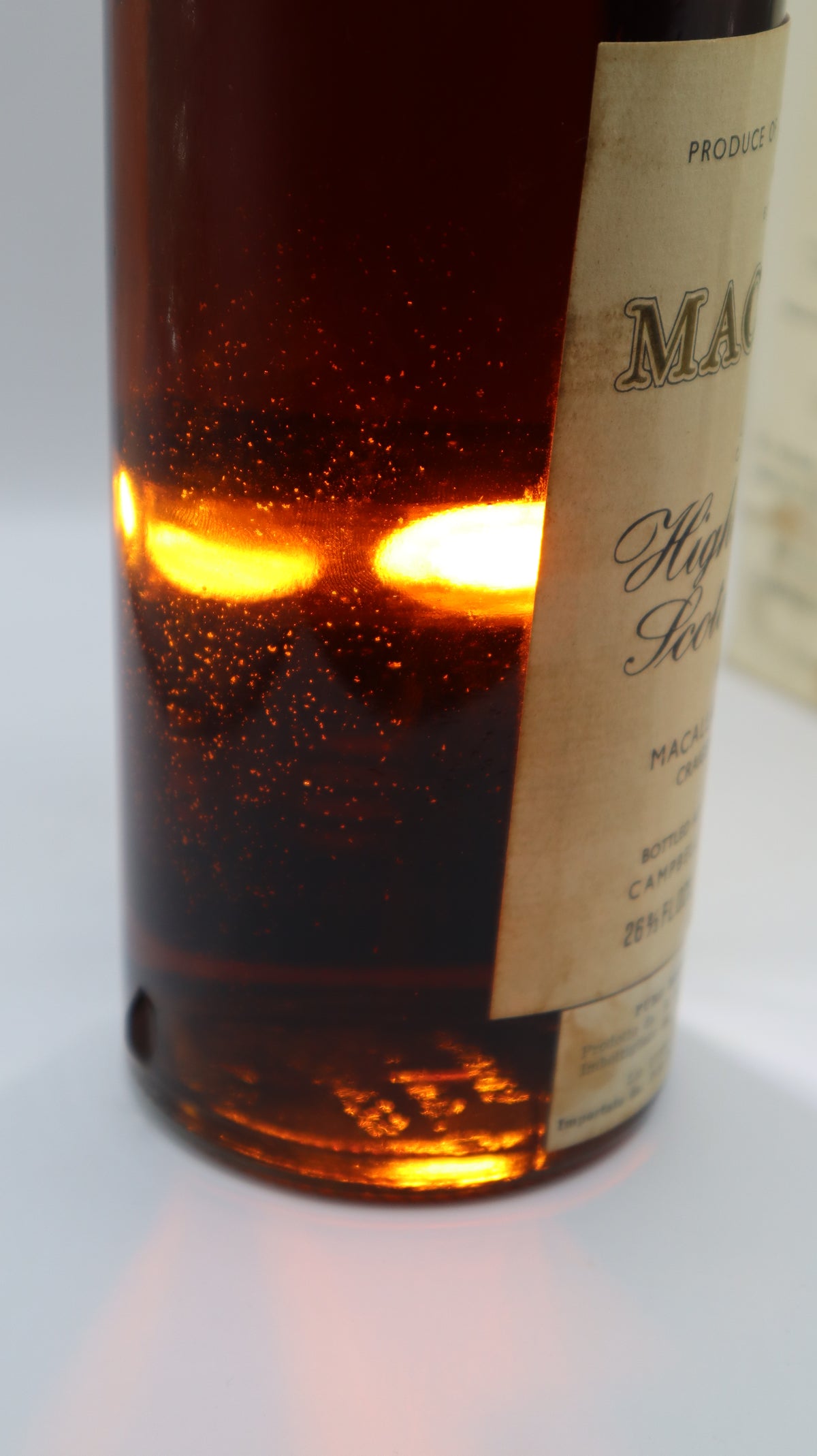 Macallan 1957 – Pure Highland Malt Scotch Whisky – Over 15 Years Old – with Original Box