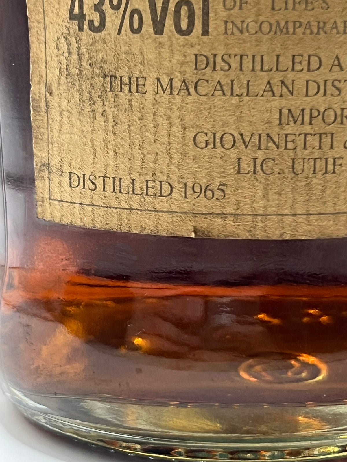 Macallan 25 anniversary 1965