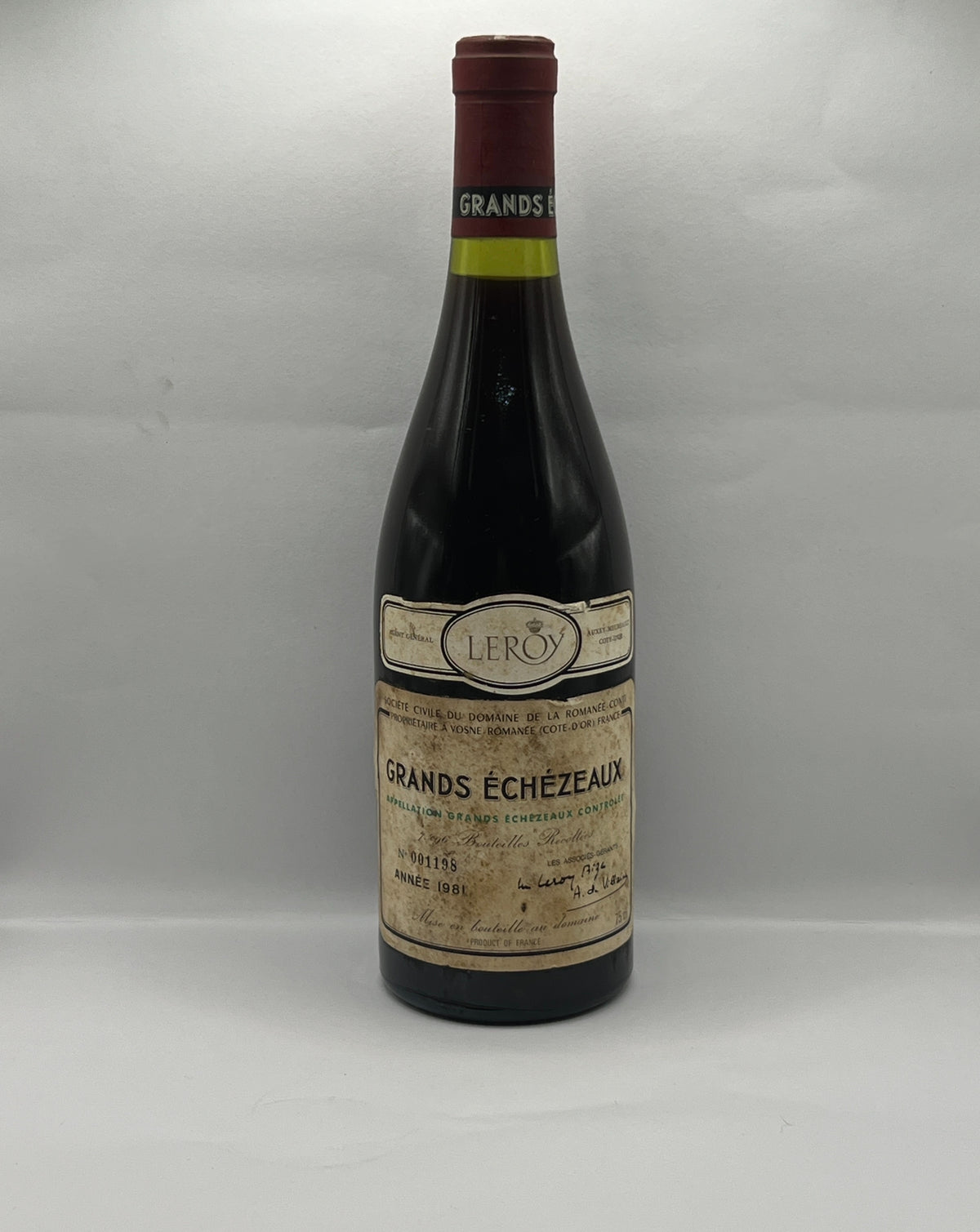 Domaine de la Romanée-Conti - Grands Échézeaux 1981 | Leroy Import