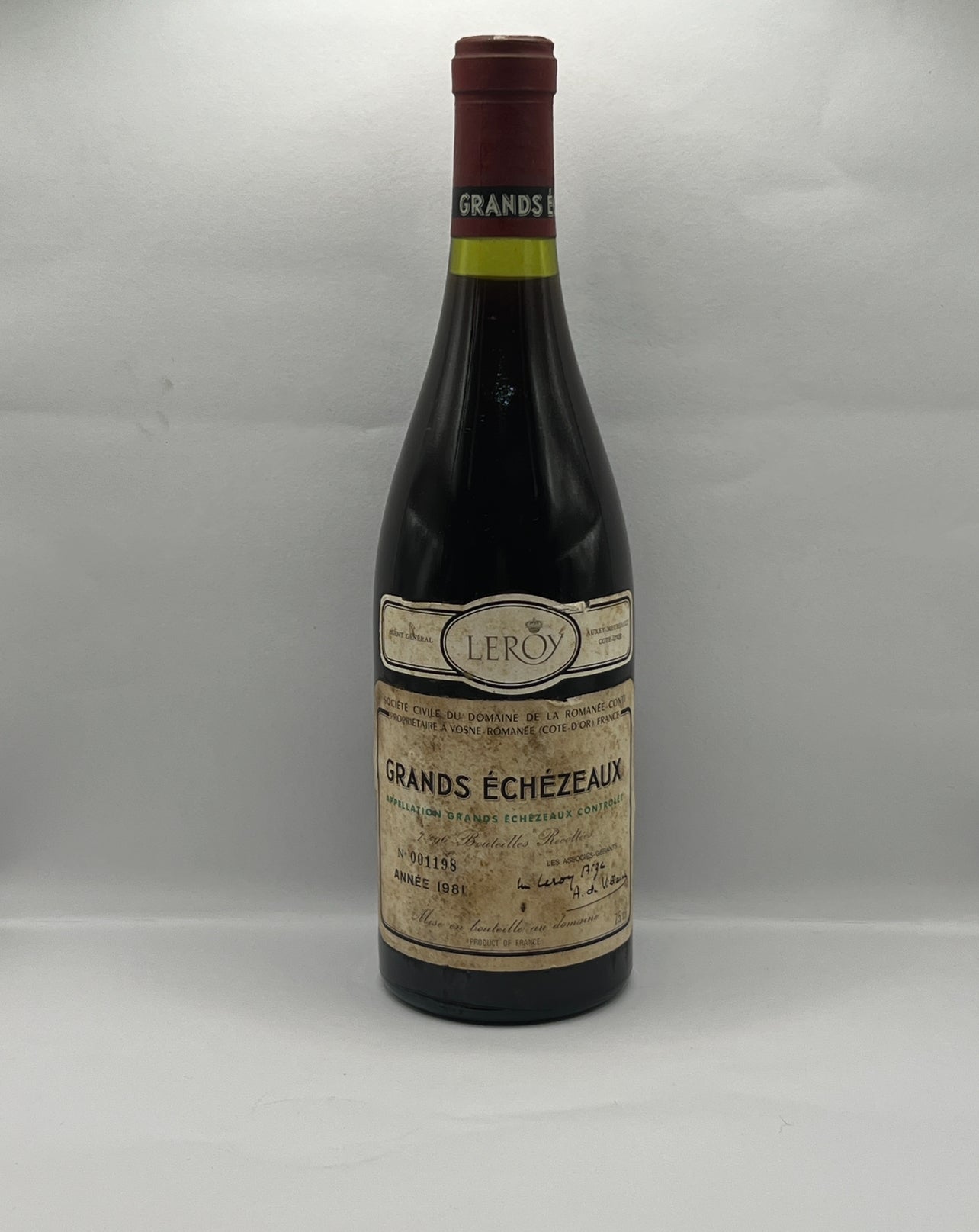 Domaine de la Romanée-Conti - Grands Échézeaux 1981 | Leroy Import