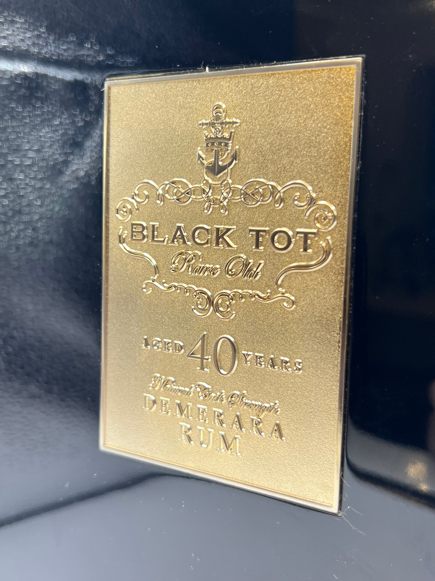 Rum Demerara - Black tot 40 years old