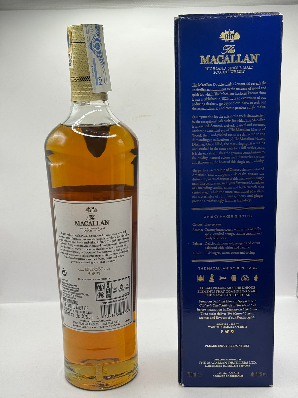 Macallan 12 Double Cask – Single Malt Scotch Whisky 700ml